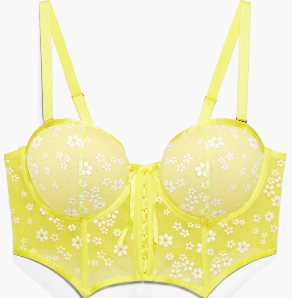 Savage X Fenty Puff Daisy Unlined Bustier